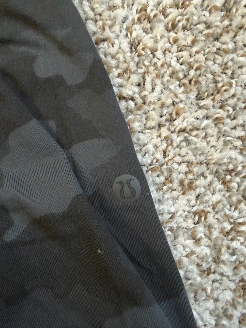 lululemon athletica Black Camo Jogger Pants crop